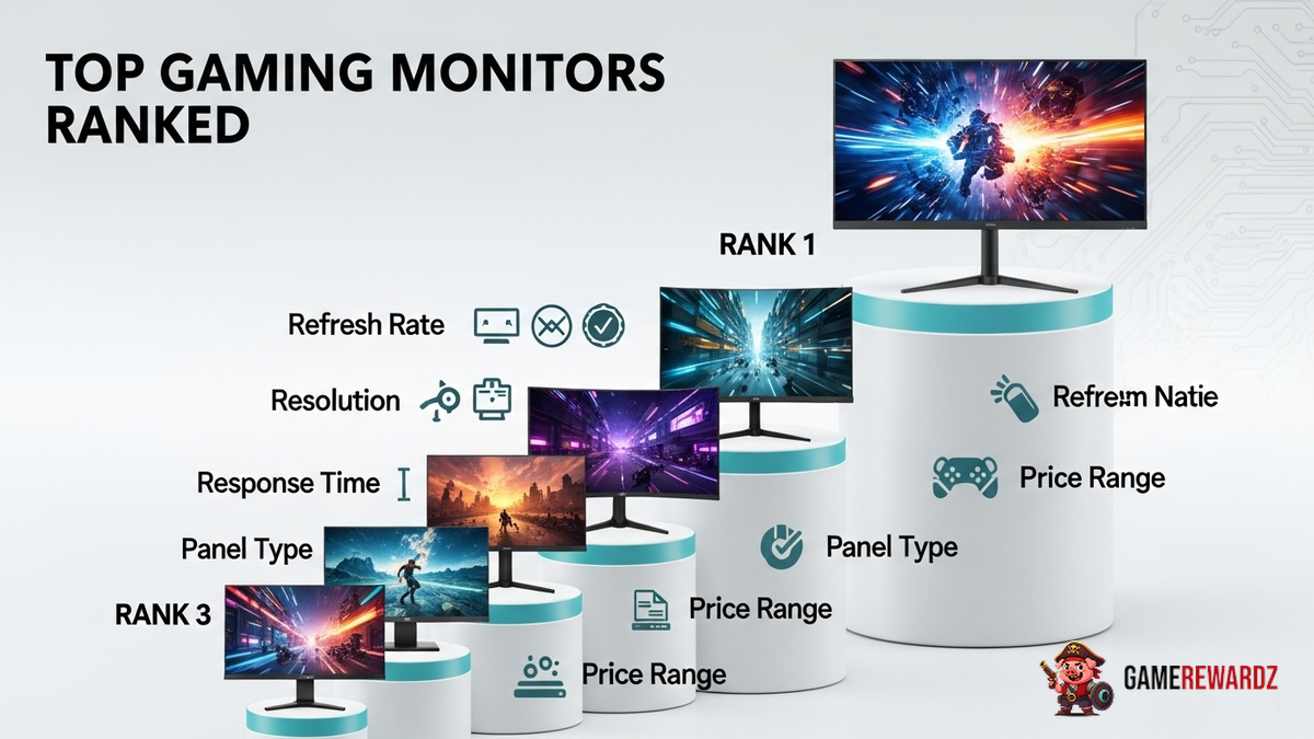 Top Gaming Monitors Ranked